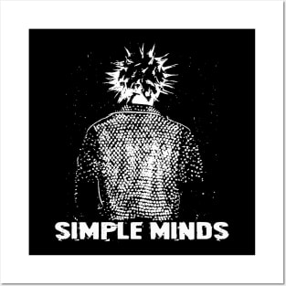 simple minds get punk Posters and Art